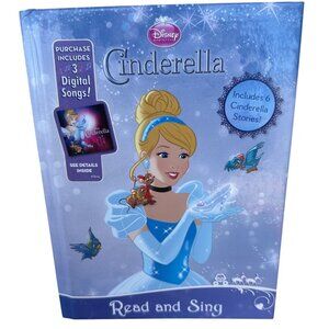 Disney Press Disney Cinderella "Read and Sing" Storybook Includes Six Stories